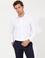 Ekru Slim Fit Uzun Kollu Basic Gömlek