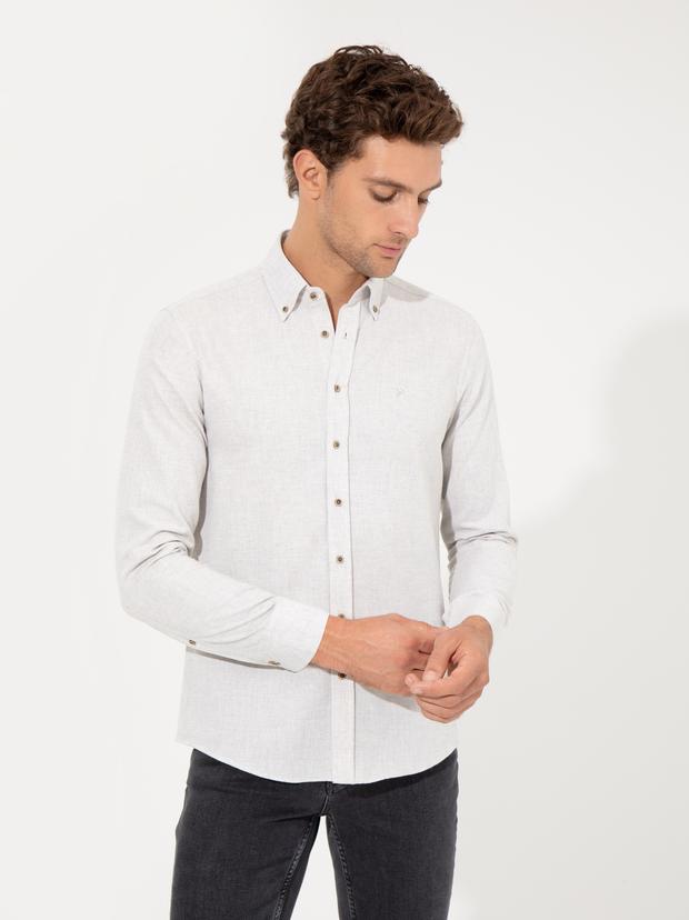 Taş Slim Fit Uzun Kollu Gömlek