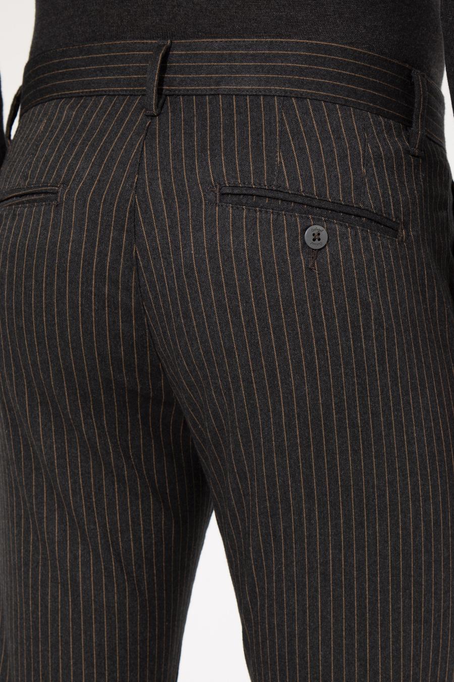 Antrasit Slim Fit Kanvas Pantolon - 50257047128