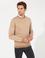 Bej Slim Fit Bisiklet Yaka Triko Kazak