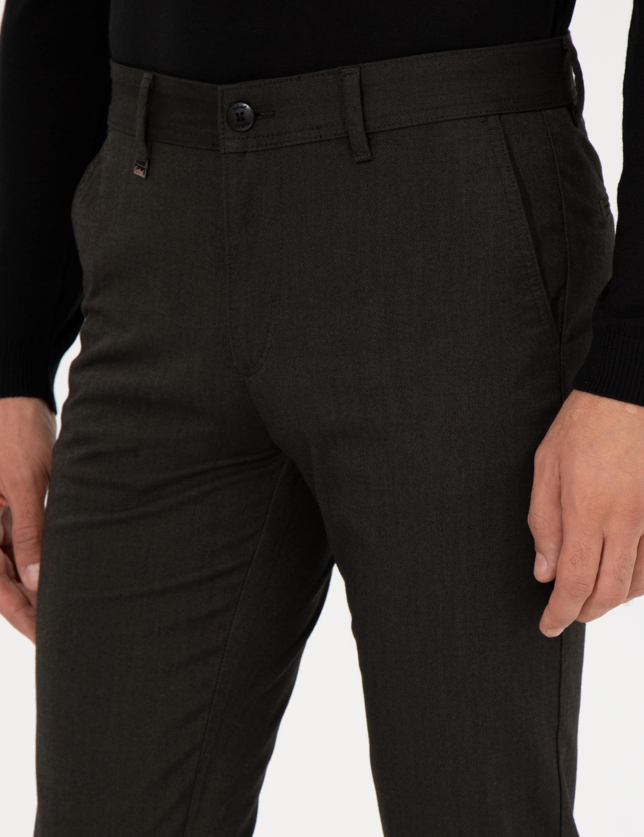 Haki Slim Fit Kanvas Pantolon - 50259435298