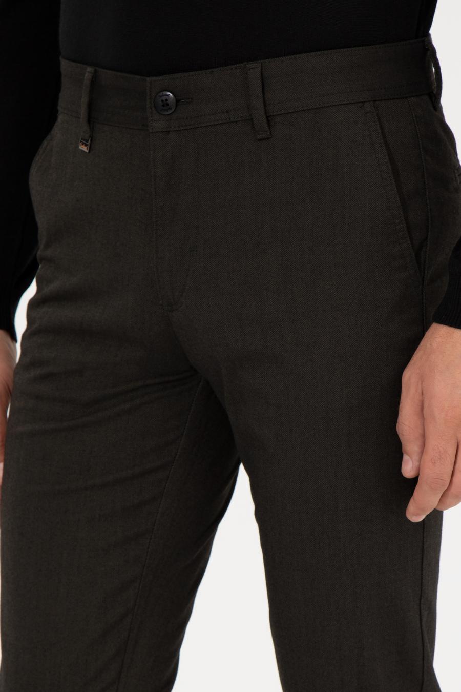 Haki Slim Fit Kanvas Pantolon - 50259435298