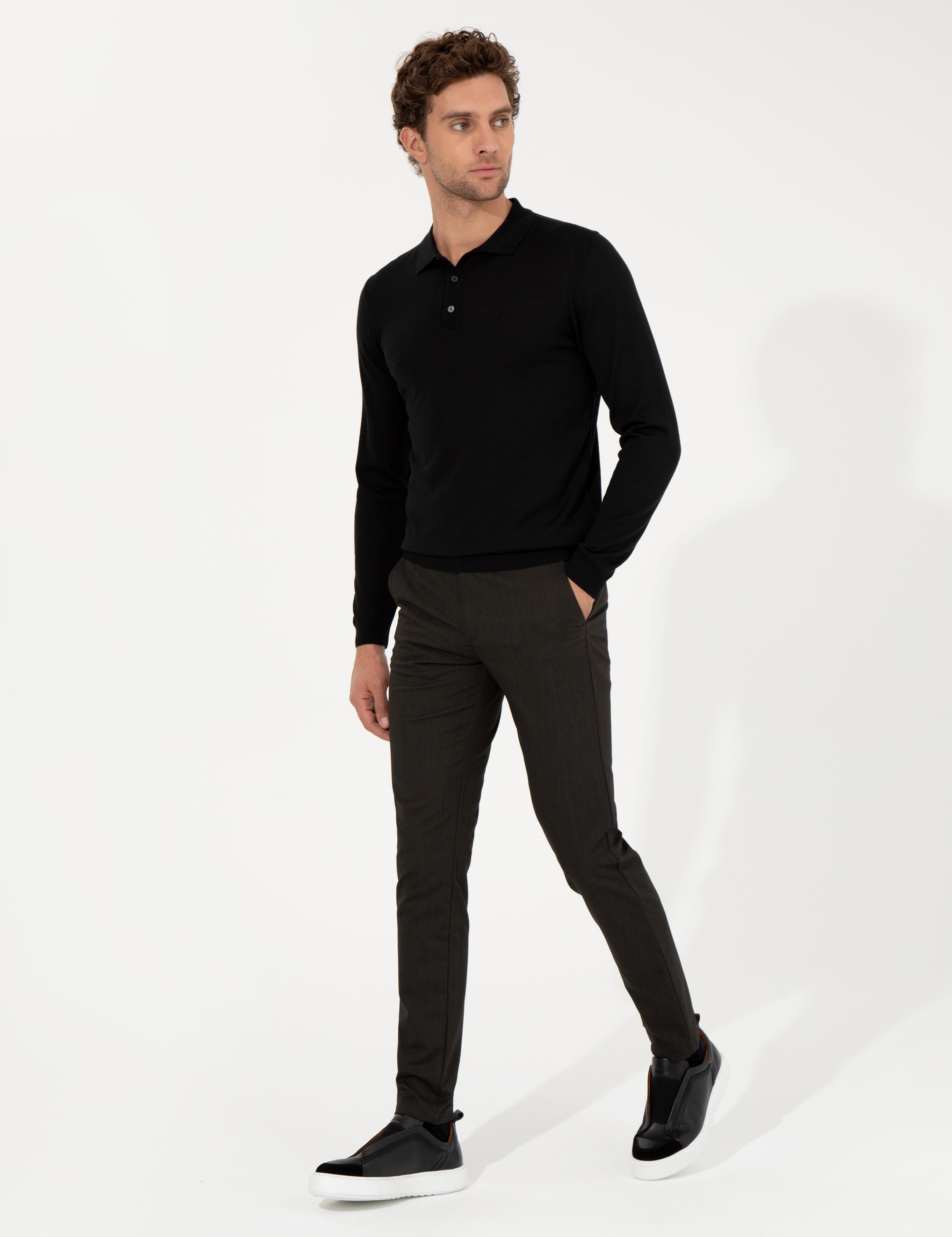 Haki Slim Fit Kanvas Pantolon - 50259435298