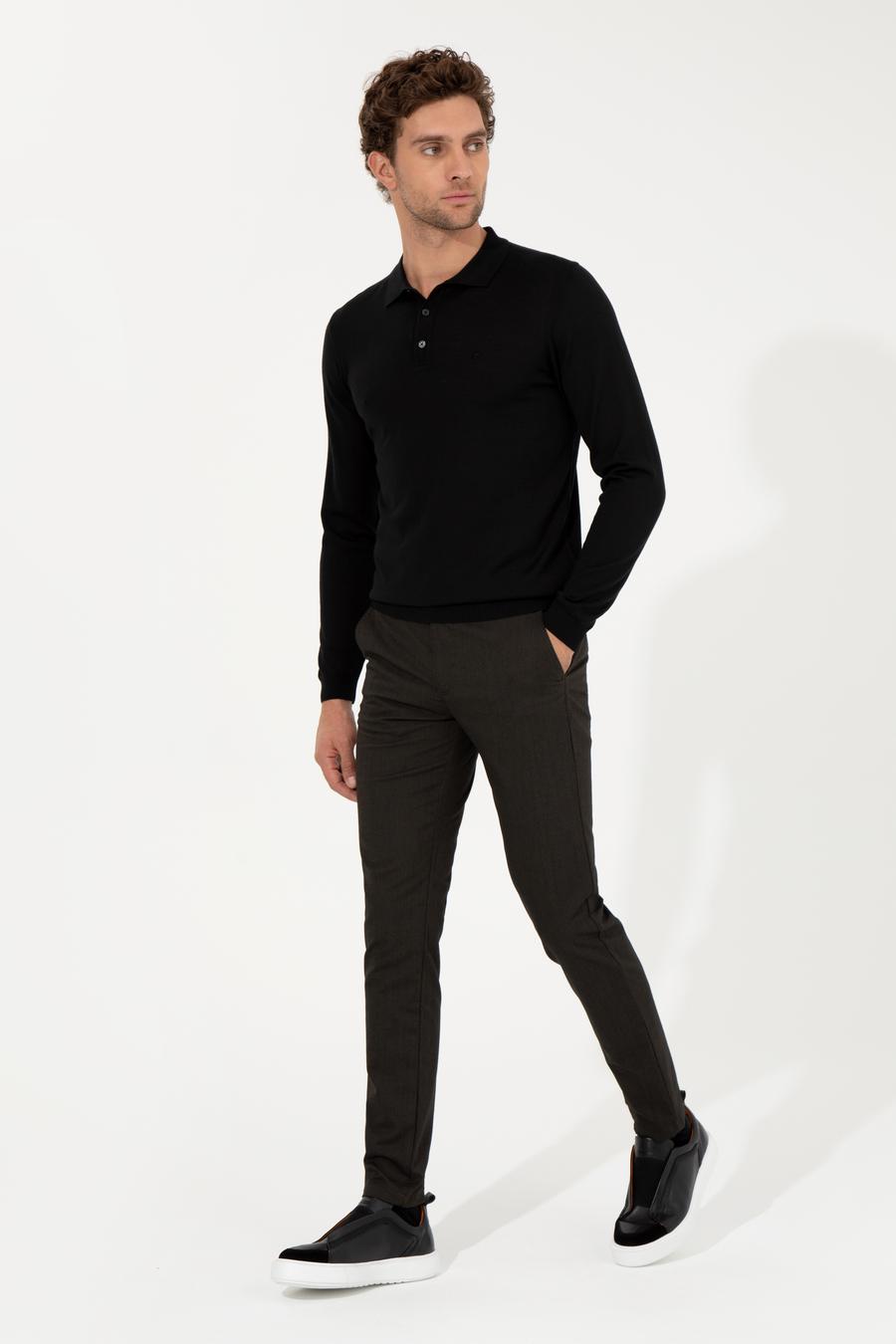 Haki Slim Fit Kanvas Pantolon - 50259435298