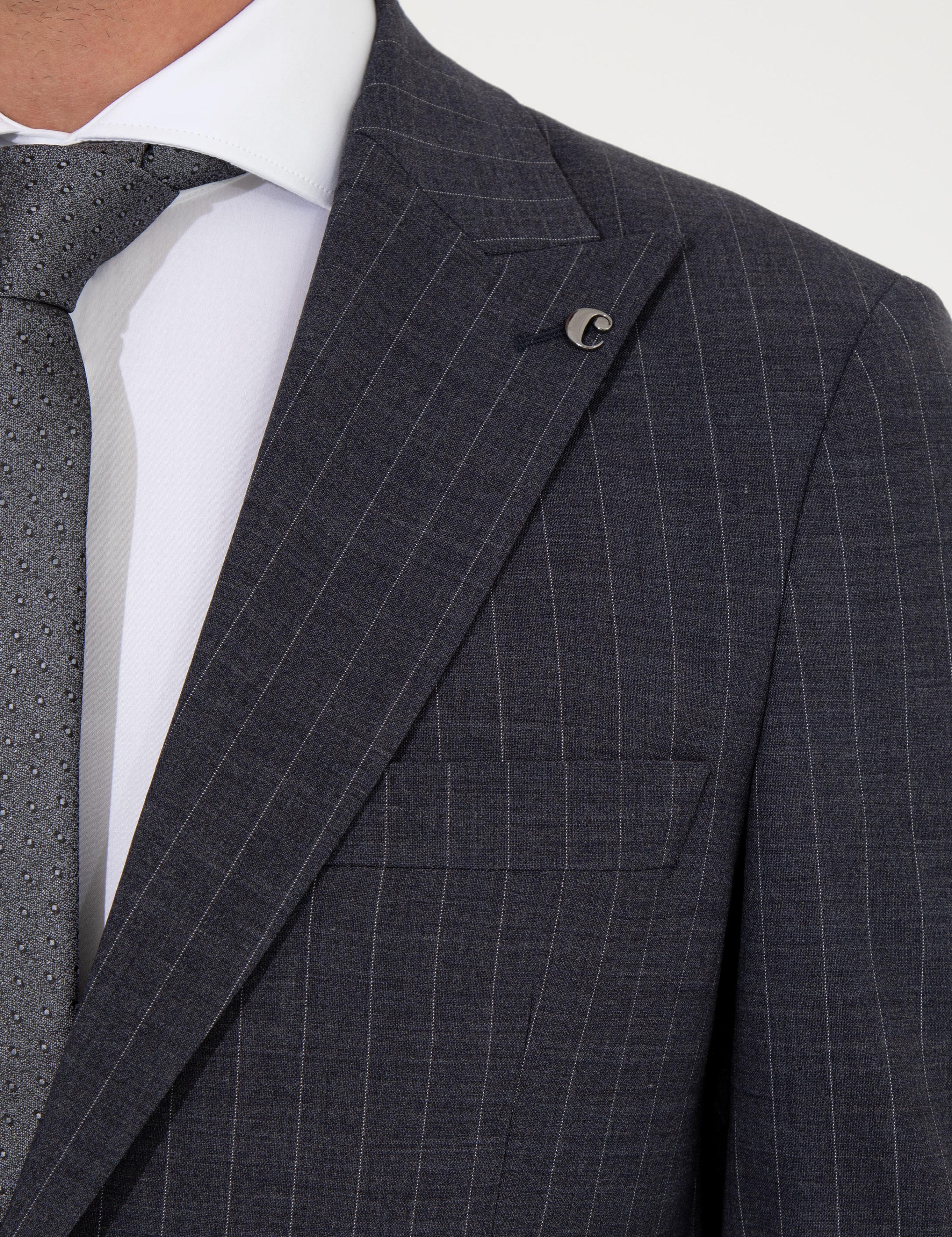 Açık Lacivert Slim Fit Takım Elbise - 50260681038