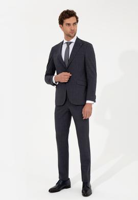 Açık Lacivert Slim Fit Takım Elbise