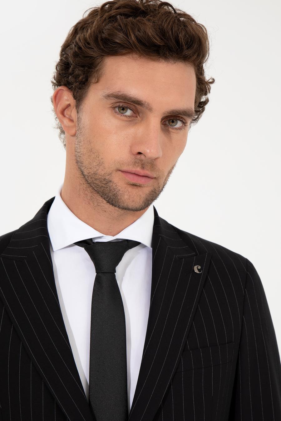 Siyah Slim Fit Takım Elbise - 50260681113
