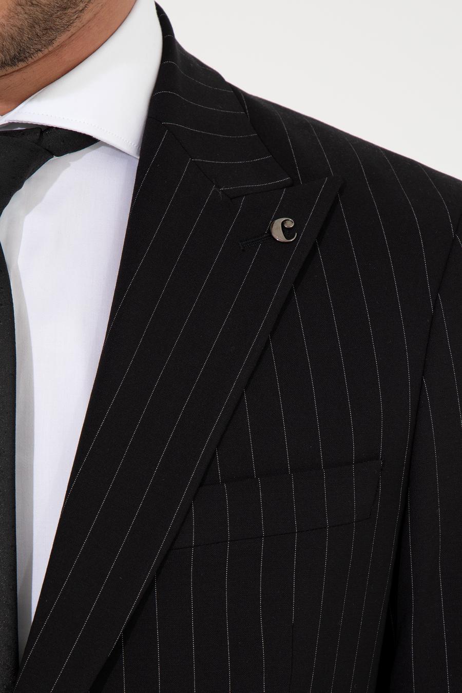 Siyah Slim Fit Takım Elbise - 50260681113