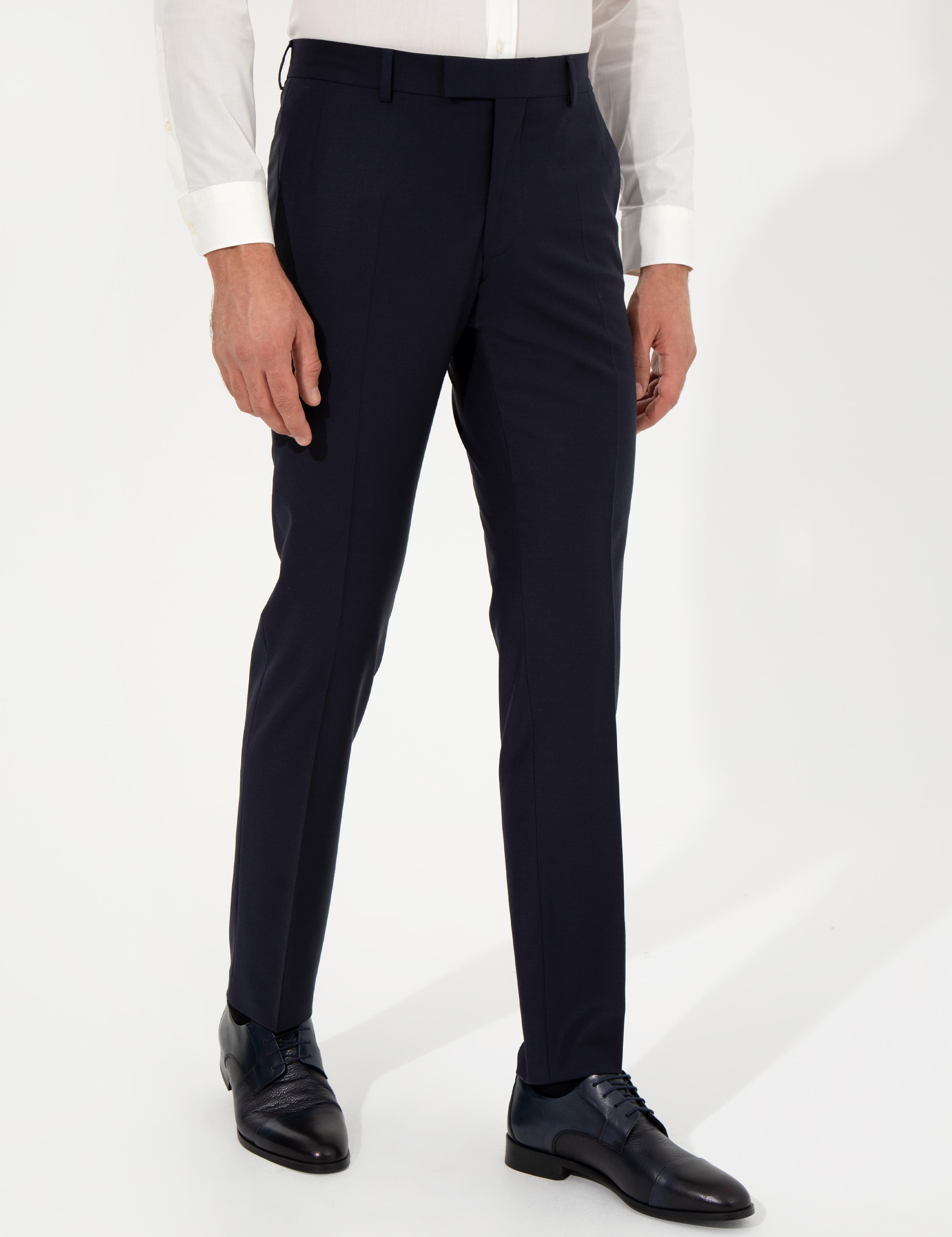 Lacivert Slim Fit Kumaş Pantolon - 50259101008