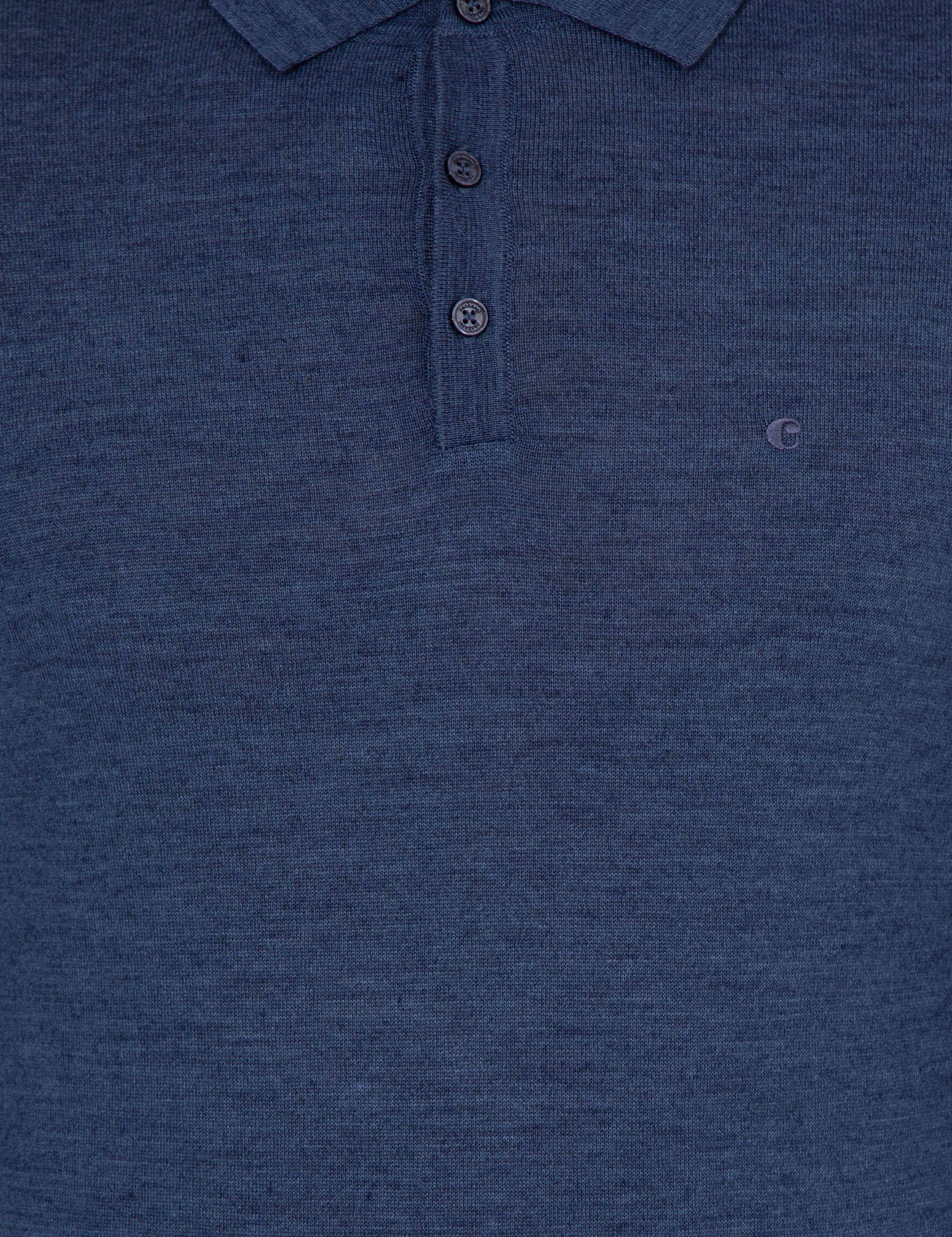 İndigo Slim Fit Polo Yaka Basic Triko Kazak - 50255613038
