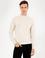 Bej Slim Fit Çeyrek Balıkçı Yaka Basic Triko Kazak