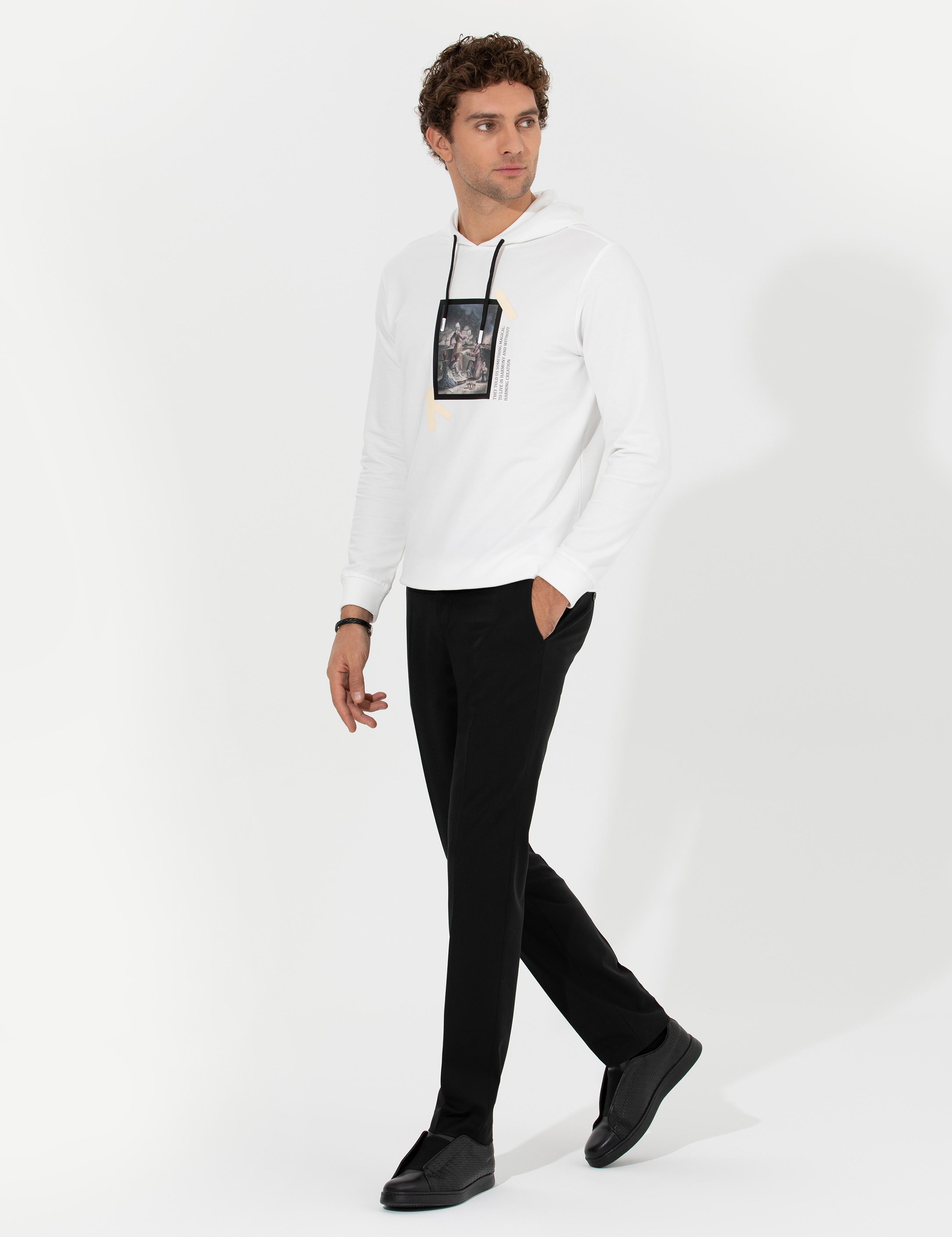 Siyah Slim Fit Kumaş Pantolon - 50259101050