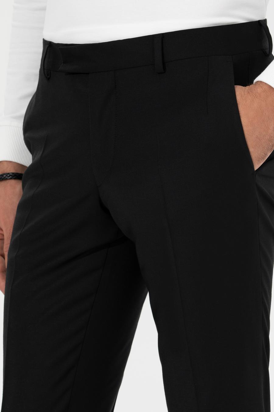 Siyah Slim Fit Kumaş Pantolon - 50259101050