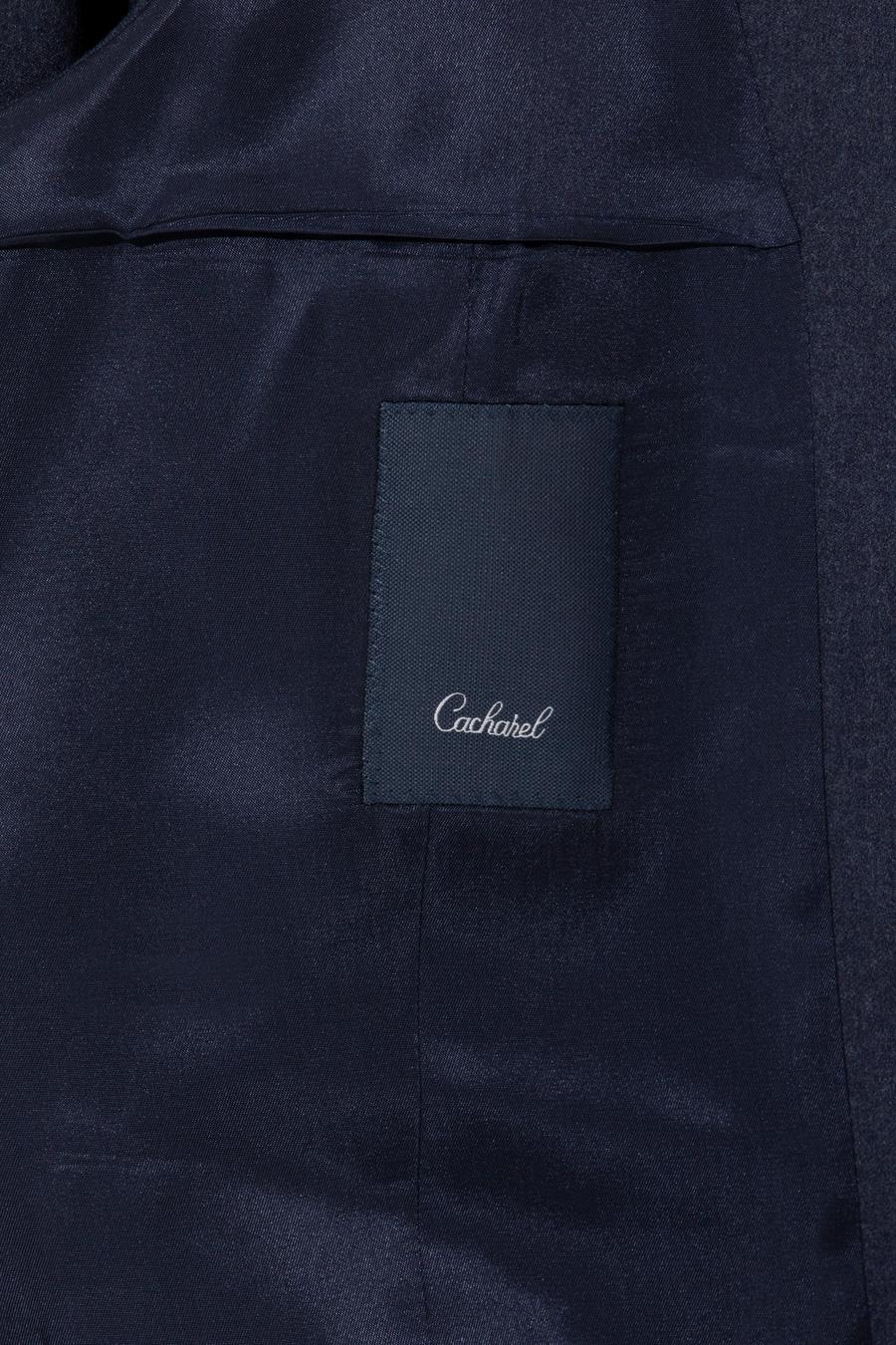 Lacivert Slim Fit Yün Karışımlı Yelek - 50260062039
