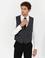 Antrasit Slim Fit Yün Karışımlı Yelek