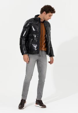 Siyah Comfort Fit Kaz Tüyü Buffer Mont 50257756 | Cacharel