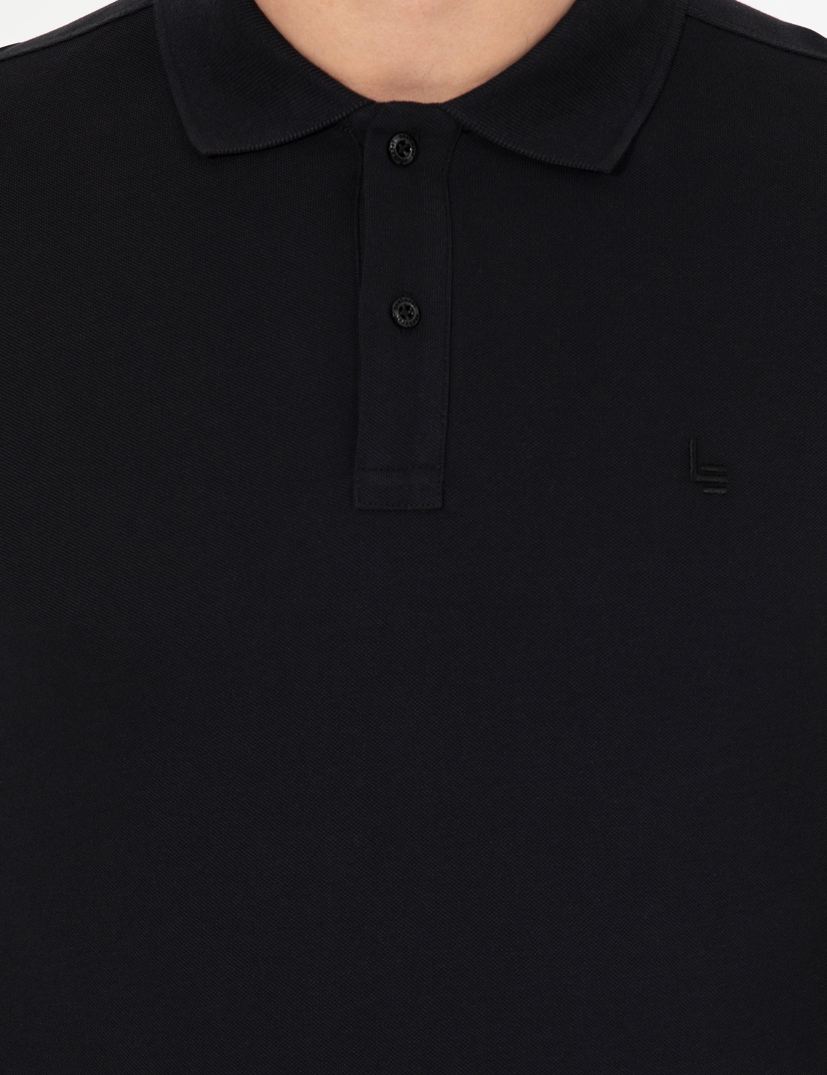 Siyah Slim Fit Sweatshirt - 50264538029