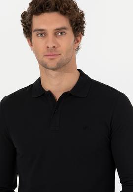 Siyah Slim Fit Sweatshirt