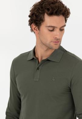 Koyu Yeşil Slim Fit Sweatshirt