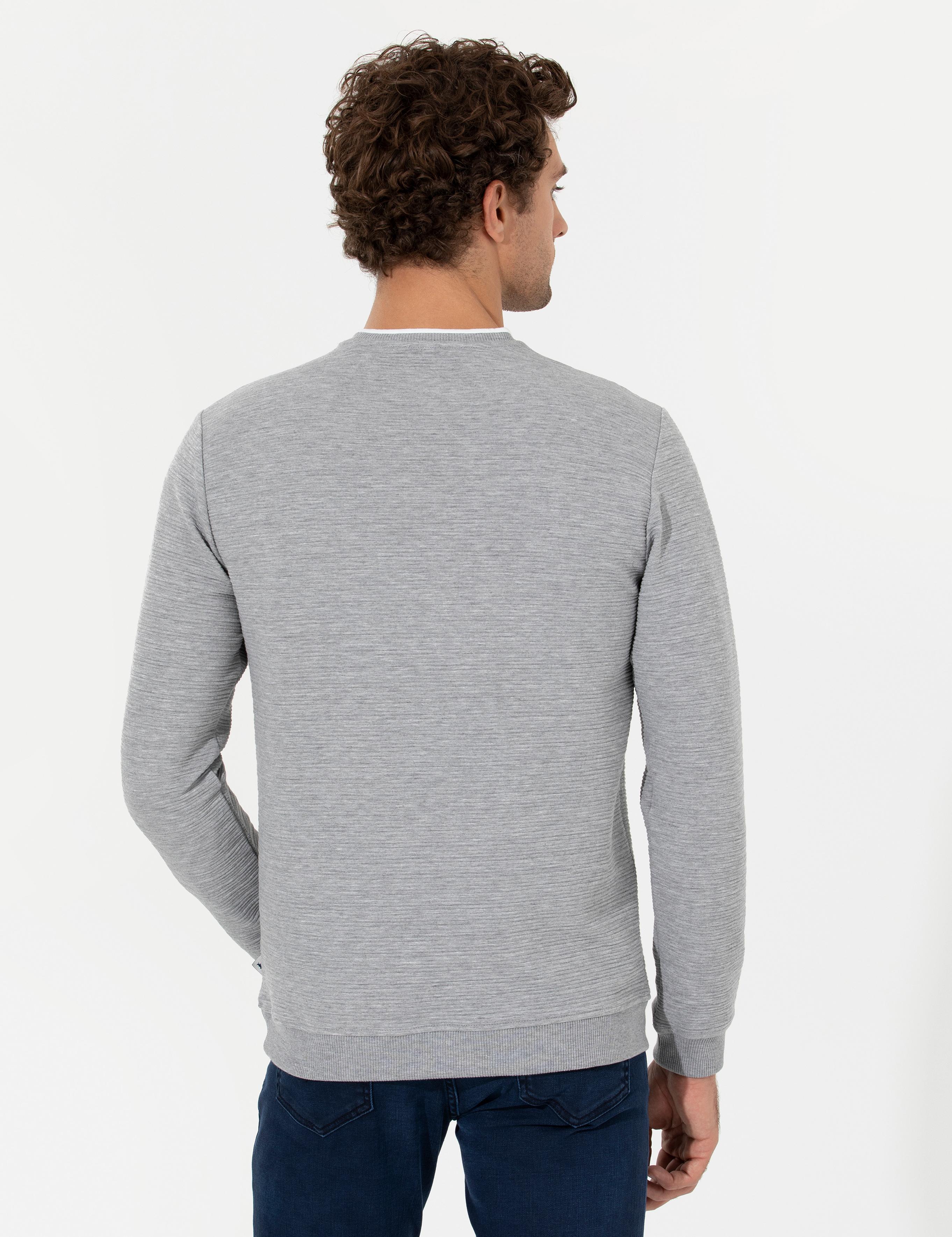 Gri Melanj Dokulu Sweatshirt 50257176 | Cacharel