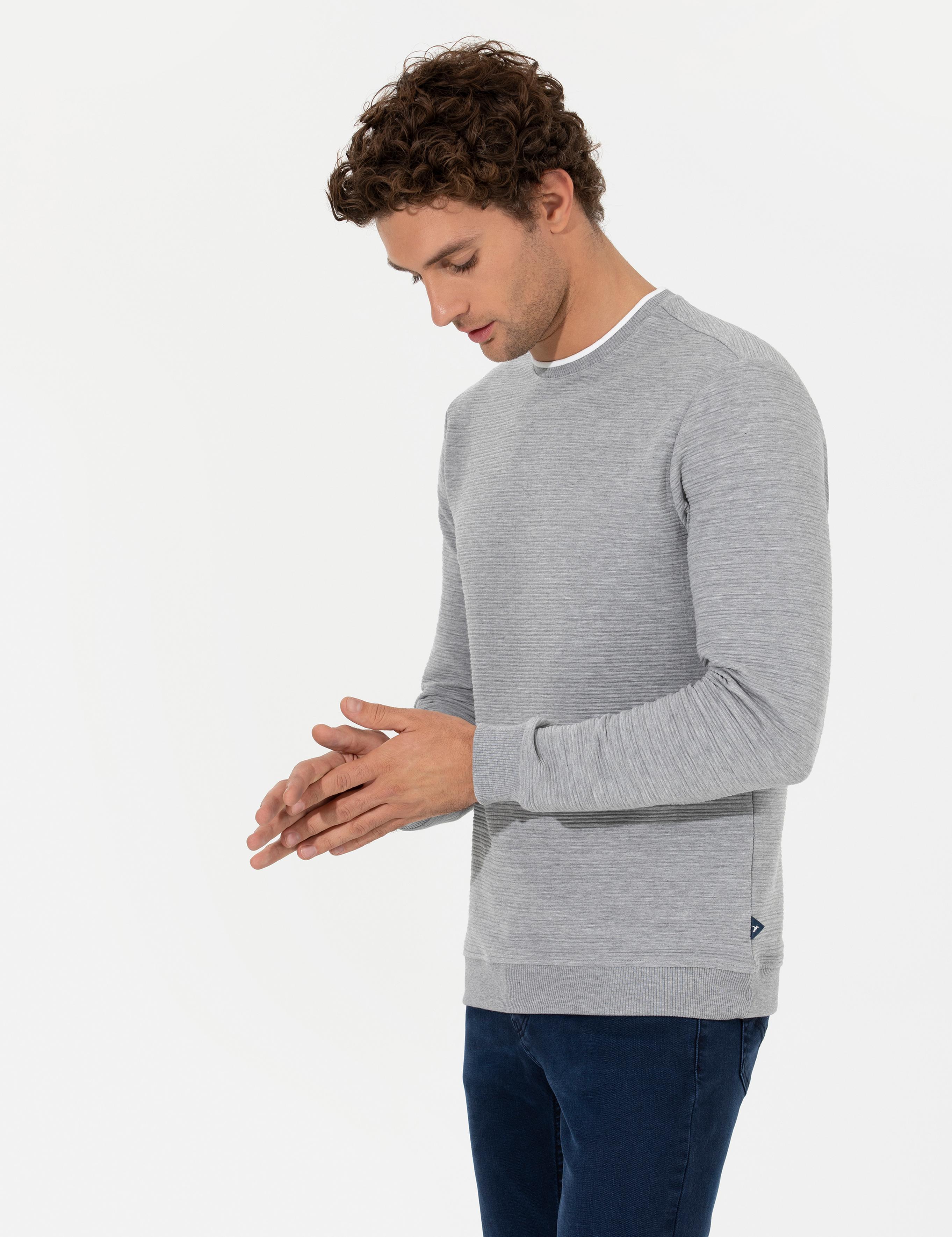 Gri Melanj Sweatshirt - 50257176023