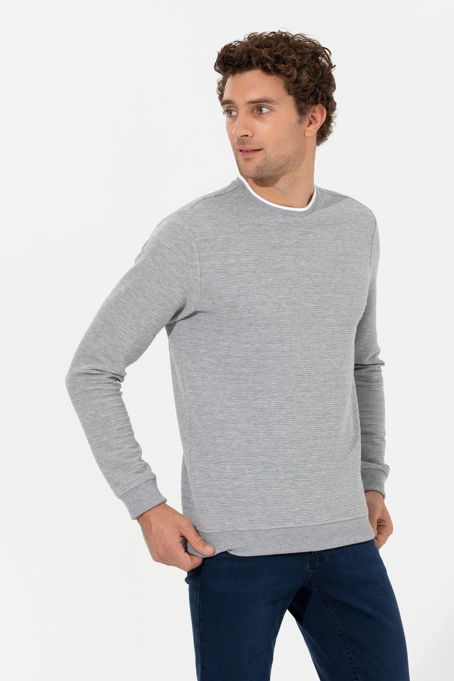 Gri Melanj Sweatshirt - 50257176023