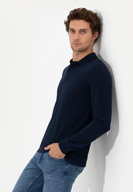 Lacivert Slim Fit Sweatshirt