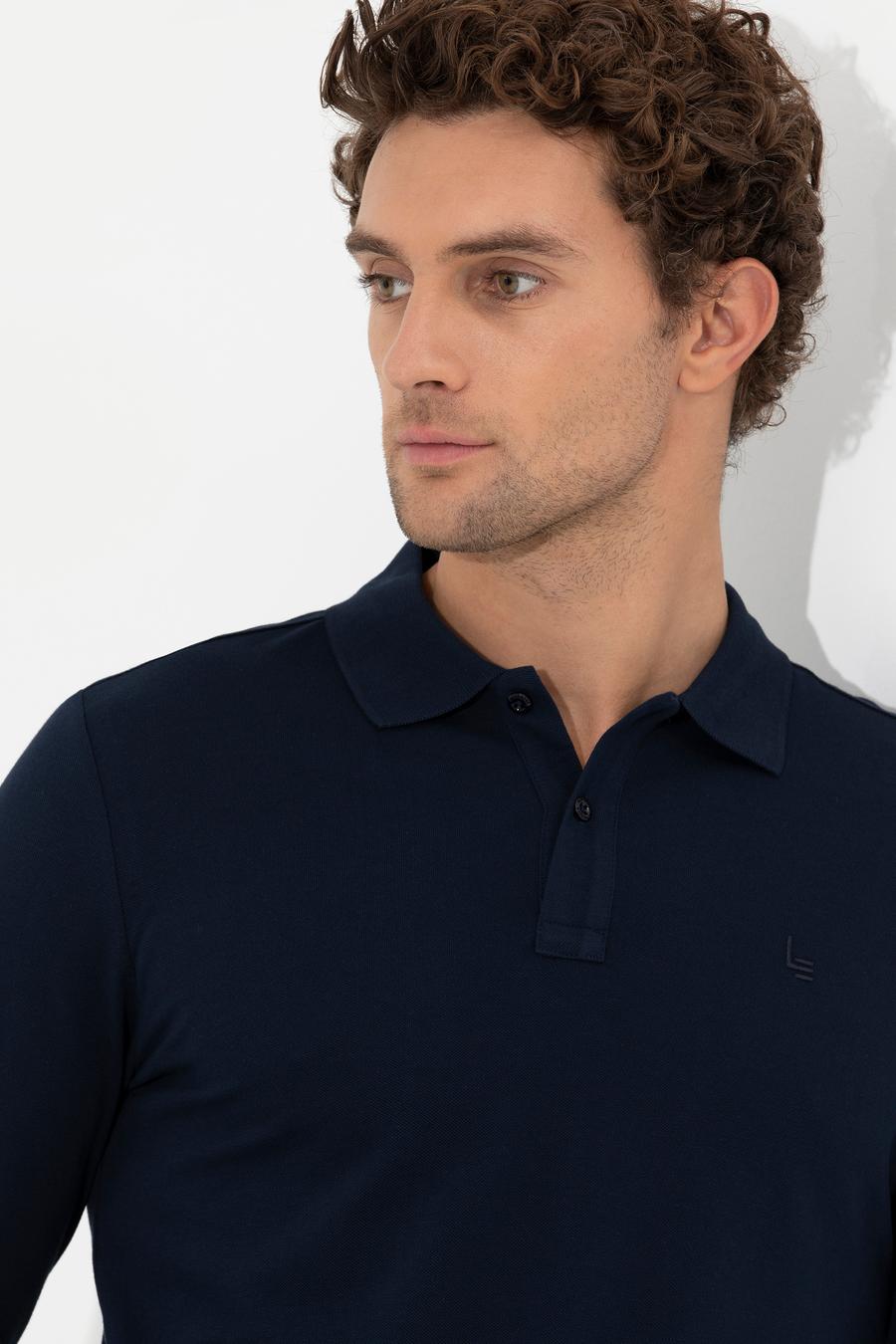 Lacivert Slim Fit Sweatshirt - 50264538001