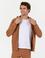 Camel %100 Pamuk Tam Fermuarlı Kapüşonlu Sweatshirt