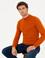 Kiremit Slim Fit Yarım Balıkçı Triko Kazak