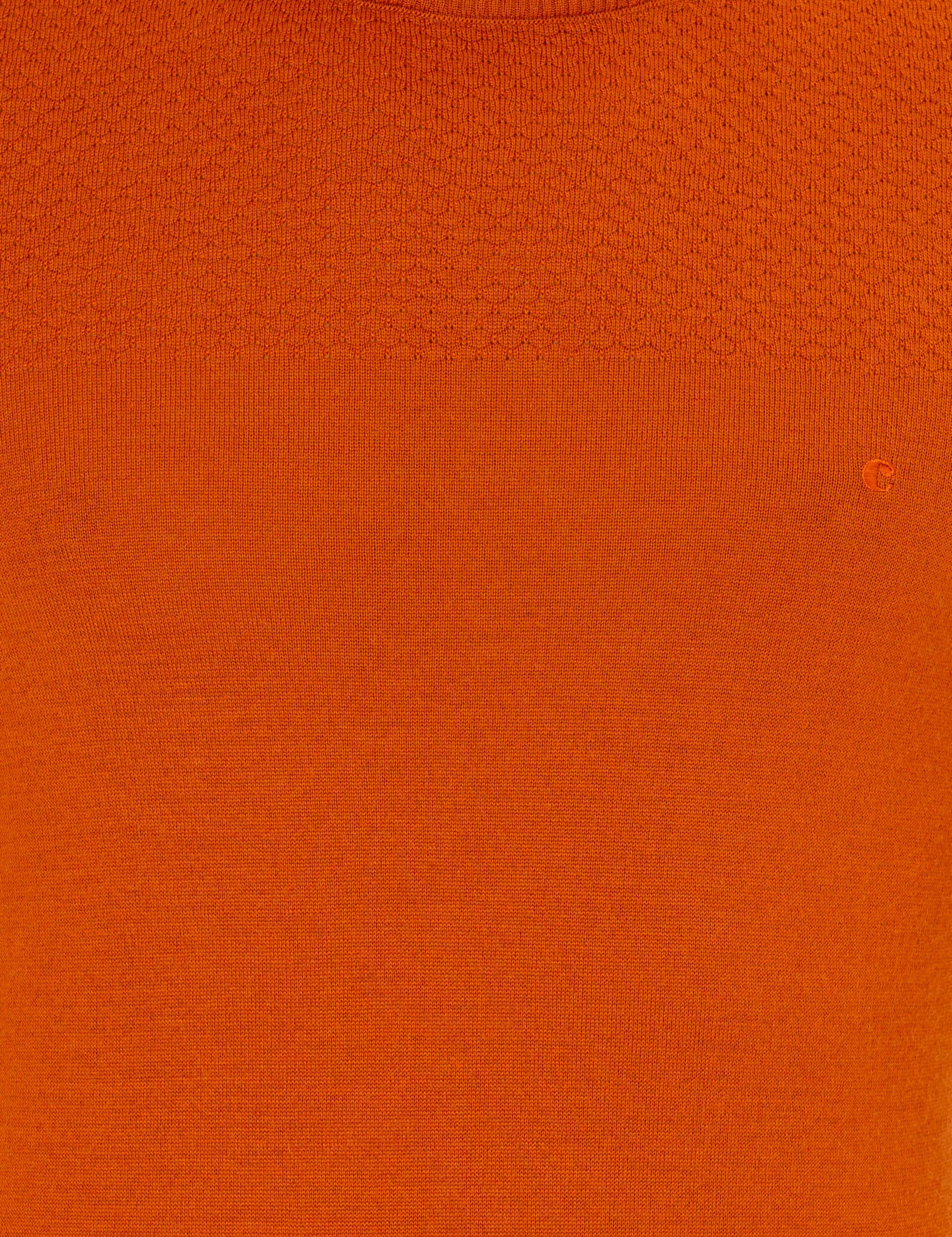 Kiremit Slim Fit Yarım Balıkçı Triko Kazak - 50229165046