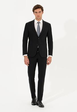 Siyah Slim Fit Takım Elbise