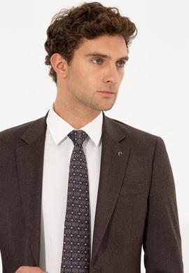 Kahverengi Slim Fit Ceket