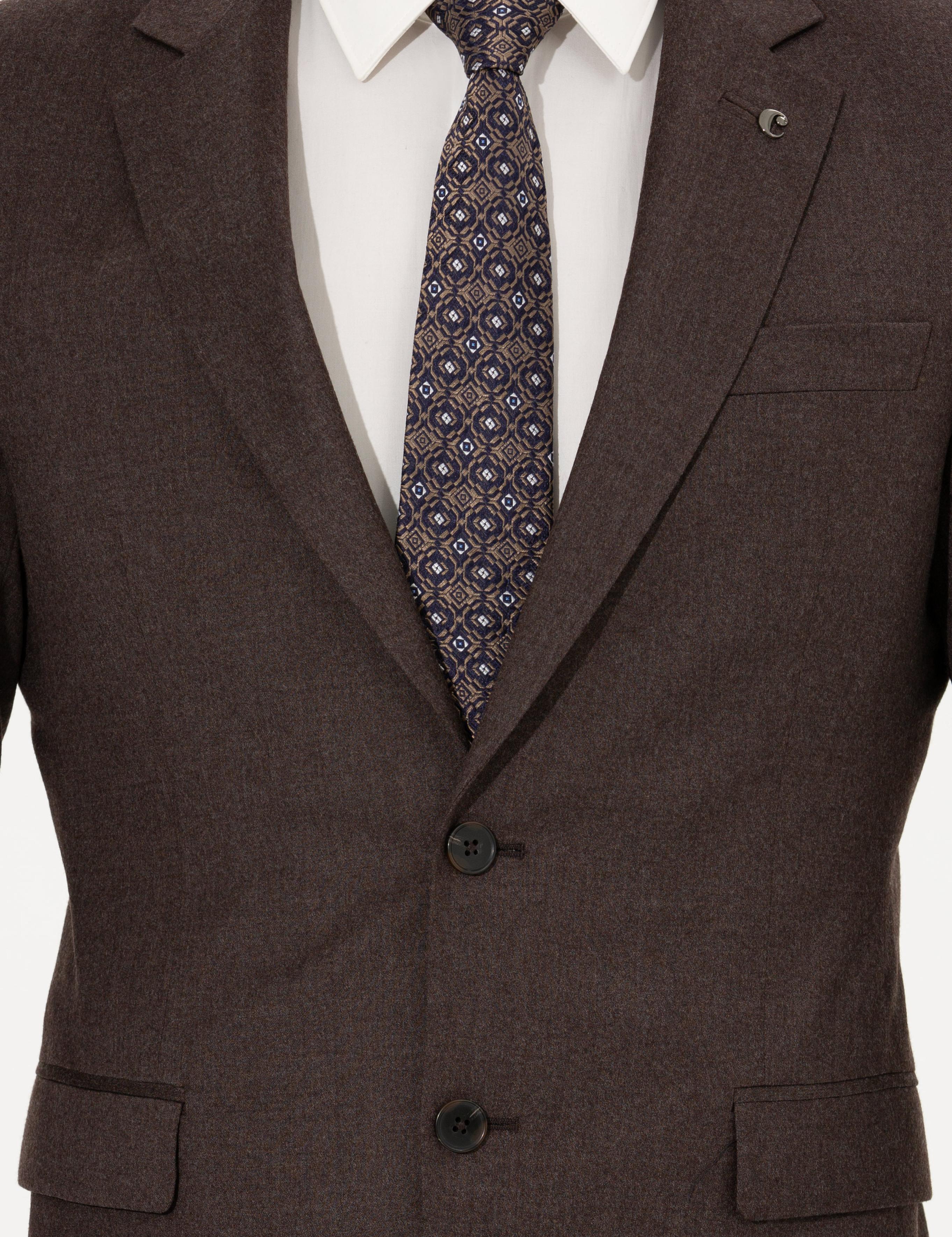 Kahverengi Slim Fit Ceket - 50258858080