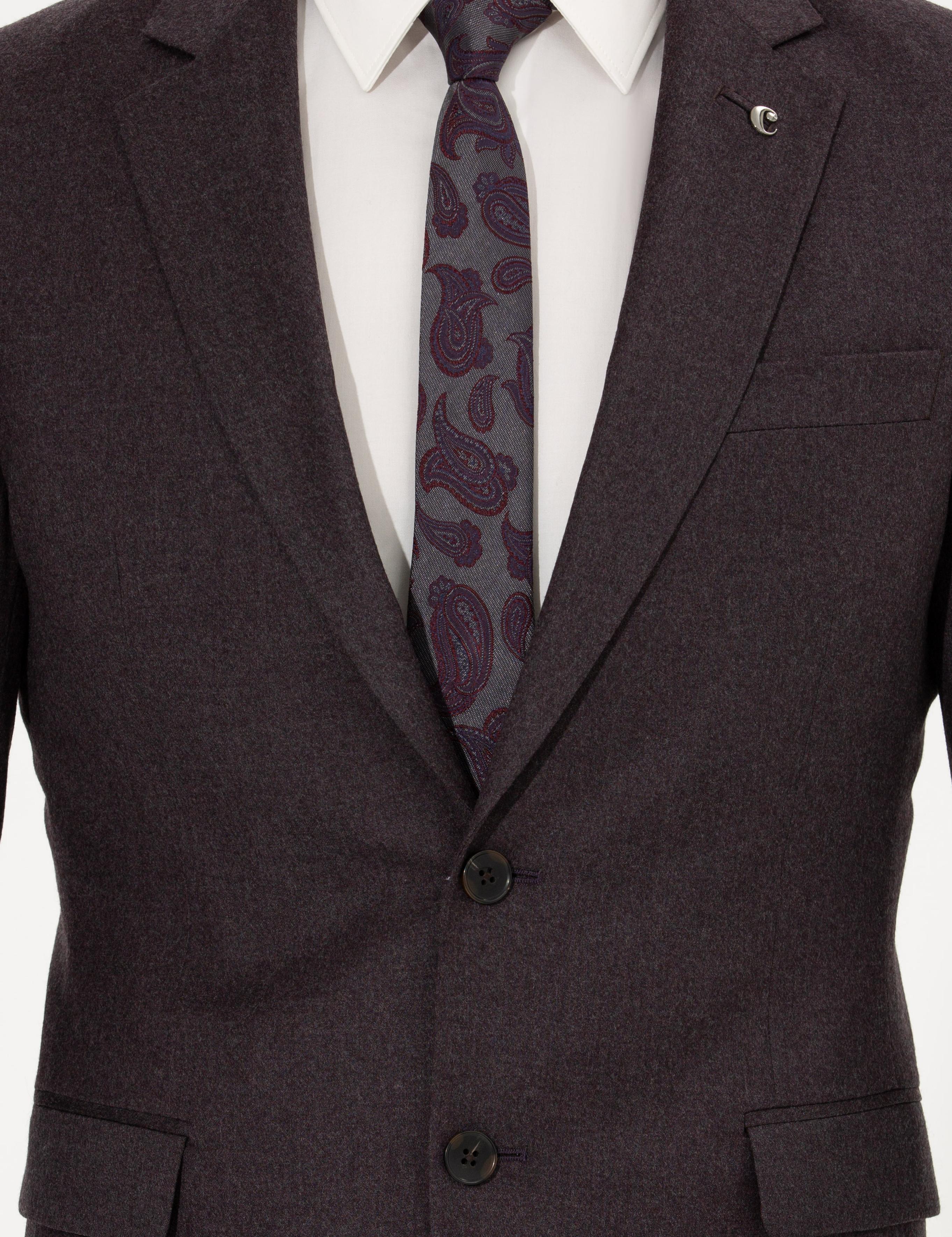 Bordo Slim Fit Ceket - 50258858308