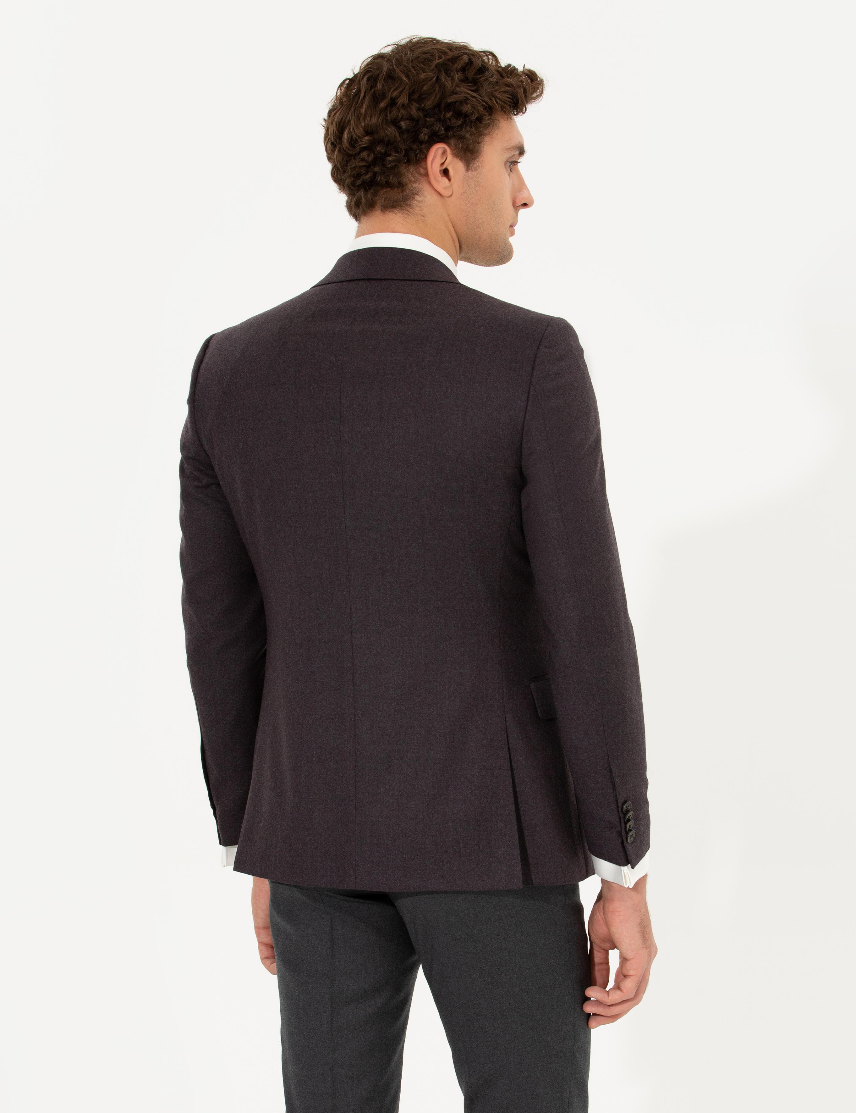 Bordo Slim Fit Ceket - 50258858308