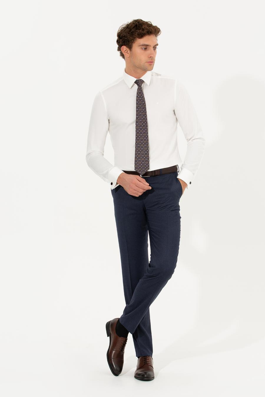 Lacivert Slim Fit Kumaş Pantolon - 50259767051