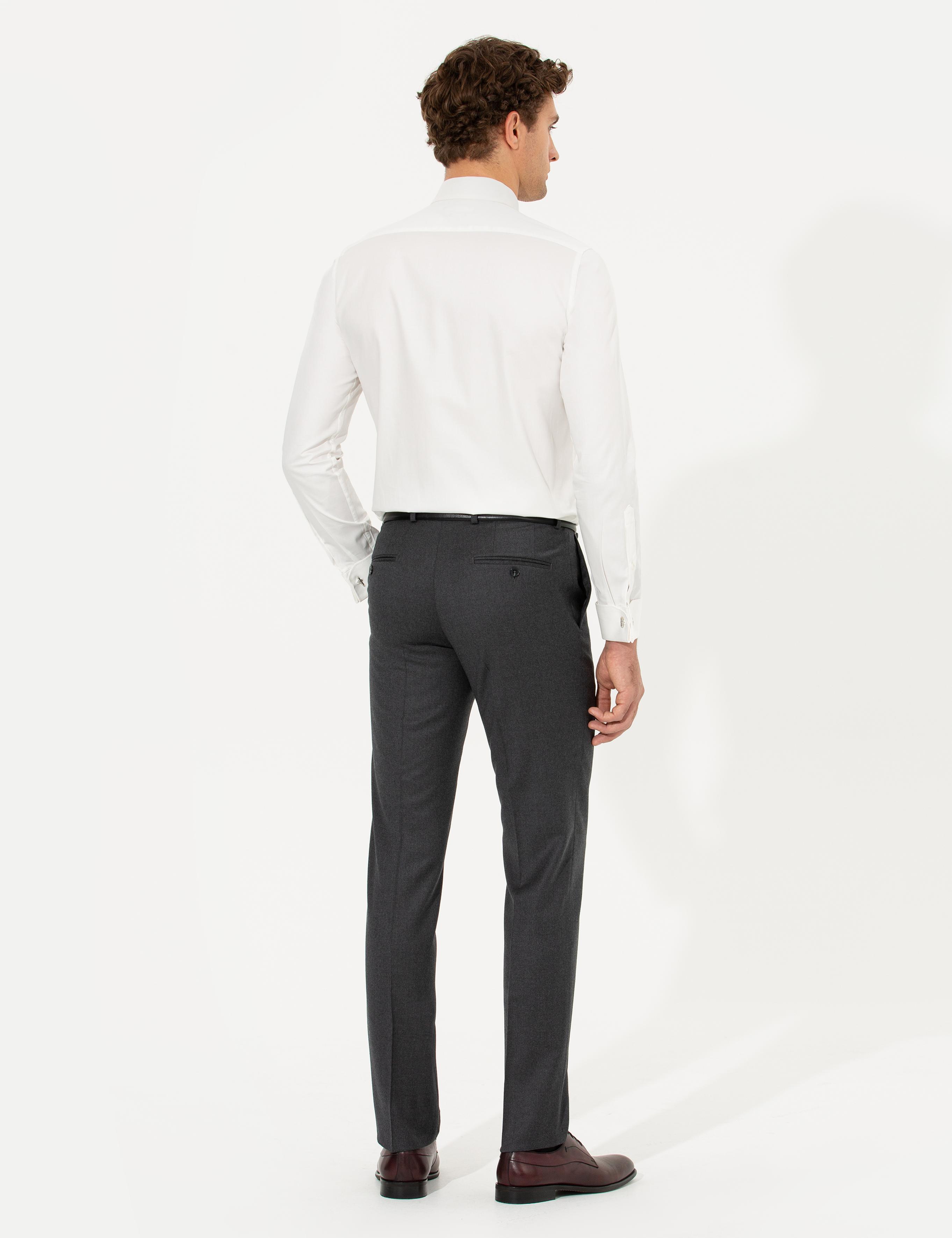 Antrasit Slim Fit Kumaş Pantolon - 50259767003