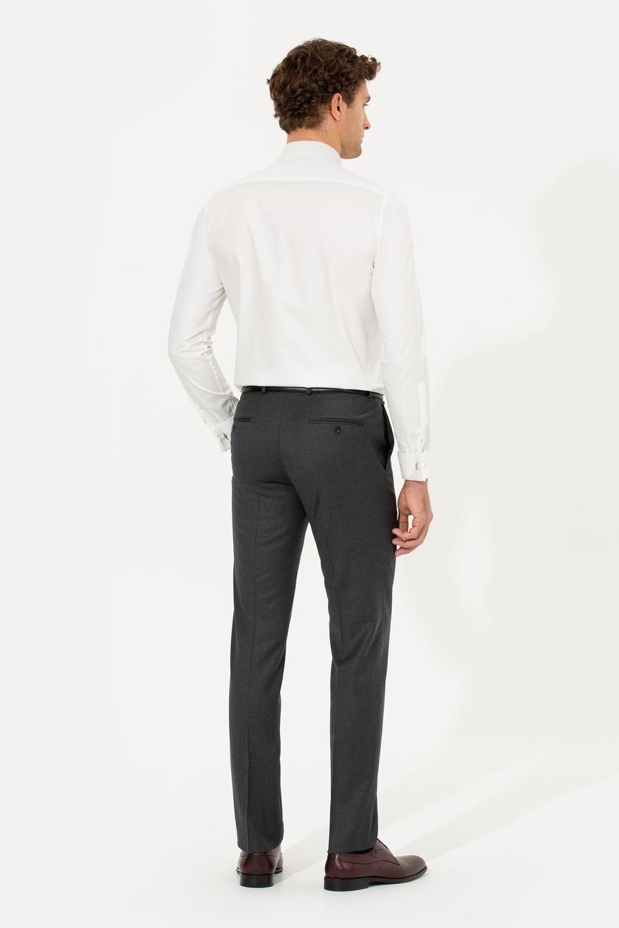 Antrasit Slim Fit Kumaş Pantolon - 50259767003