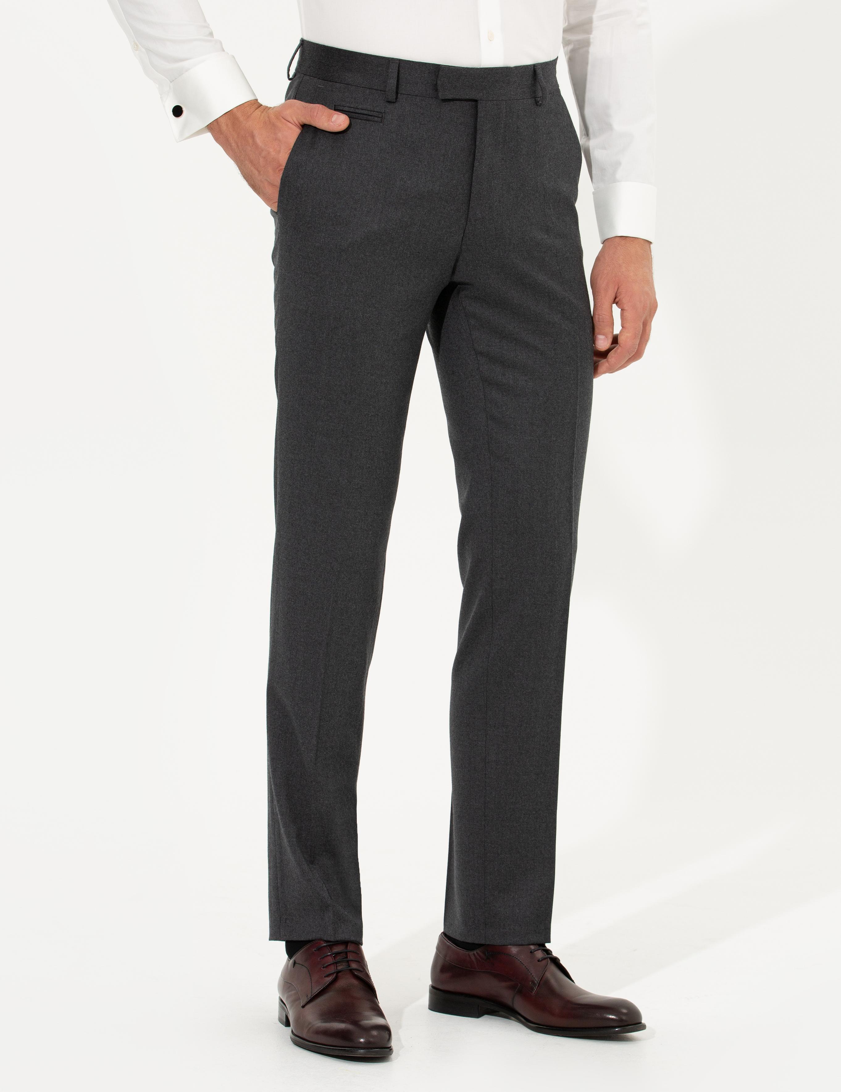 Antrasit Slim Fit Kumaş Pantolon - 50259767003