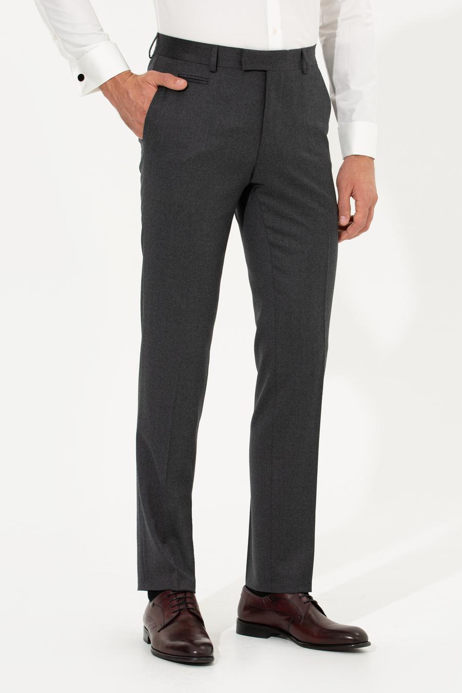 Antrasit Slim Fit Kumaş Pantolon - 50259767003