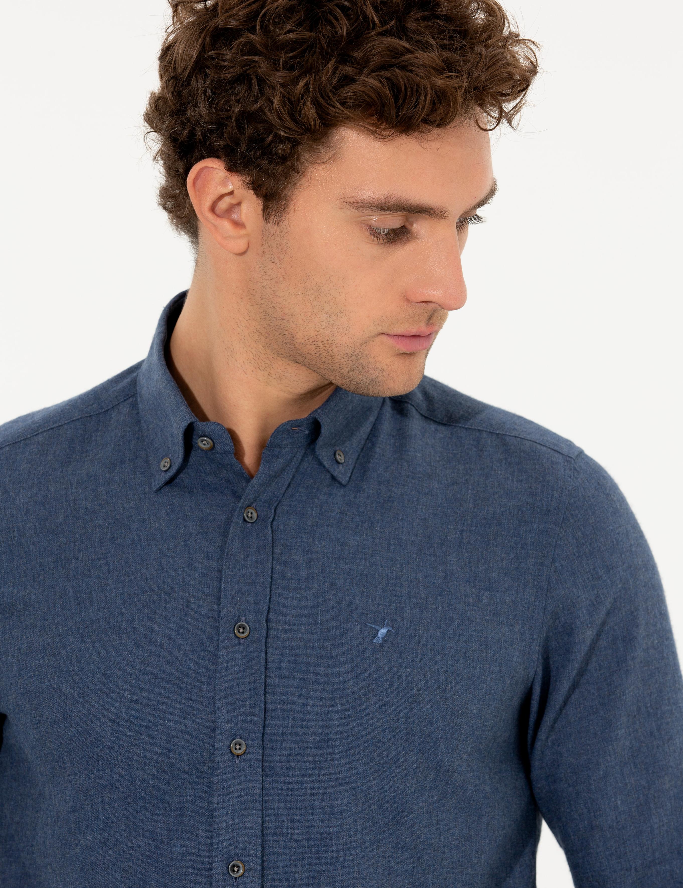 Saks Slim Fit Uzun Kollu Gömlek - 50256919232
