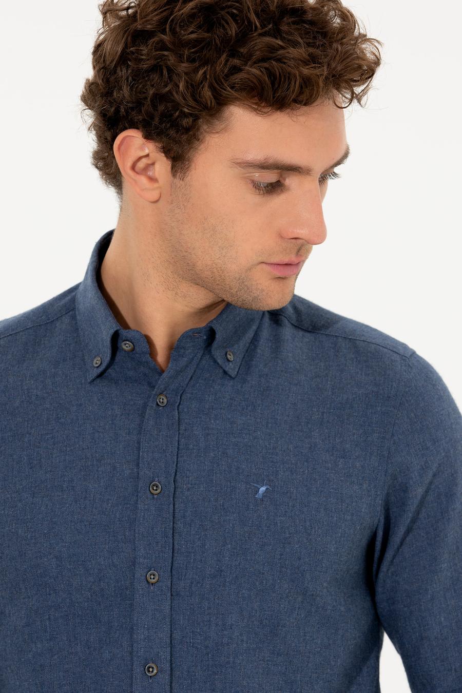Saks Slim Fit Uzun Kollu Gömlek - 50256919232