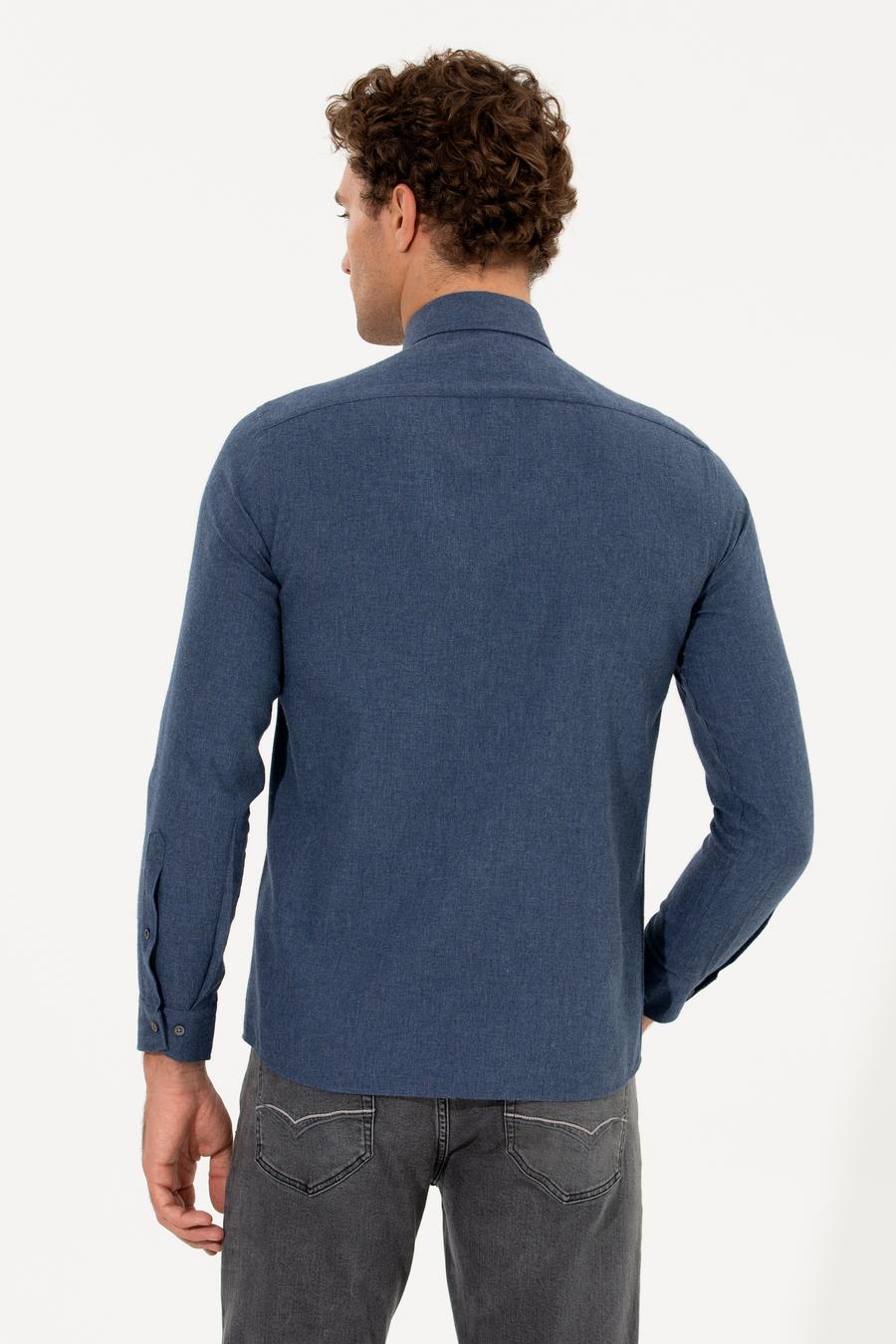 Saks Slim Fit Uzun Kollu Gömlek - 50256919232