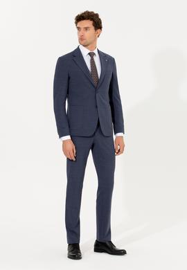 Açık Lacivert Slim Fit Takım Elbise