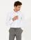 Beyaz Slim Fit Uzun Kollu Basic Gömlek