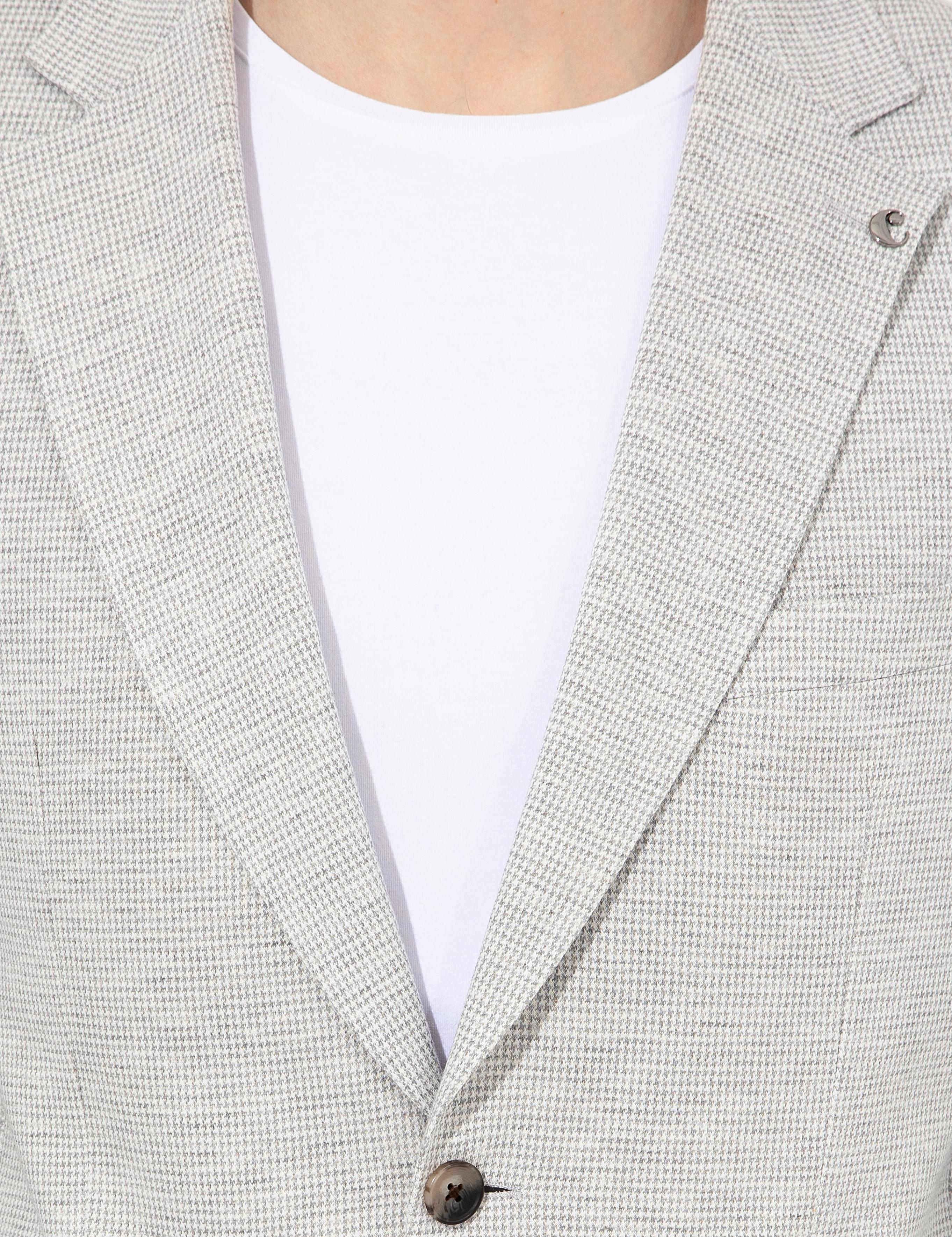 Gri Slim Fit Ceket - 50256790035