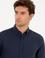 Lacivert Slim Fit Uzun Kollu Gömlek
