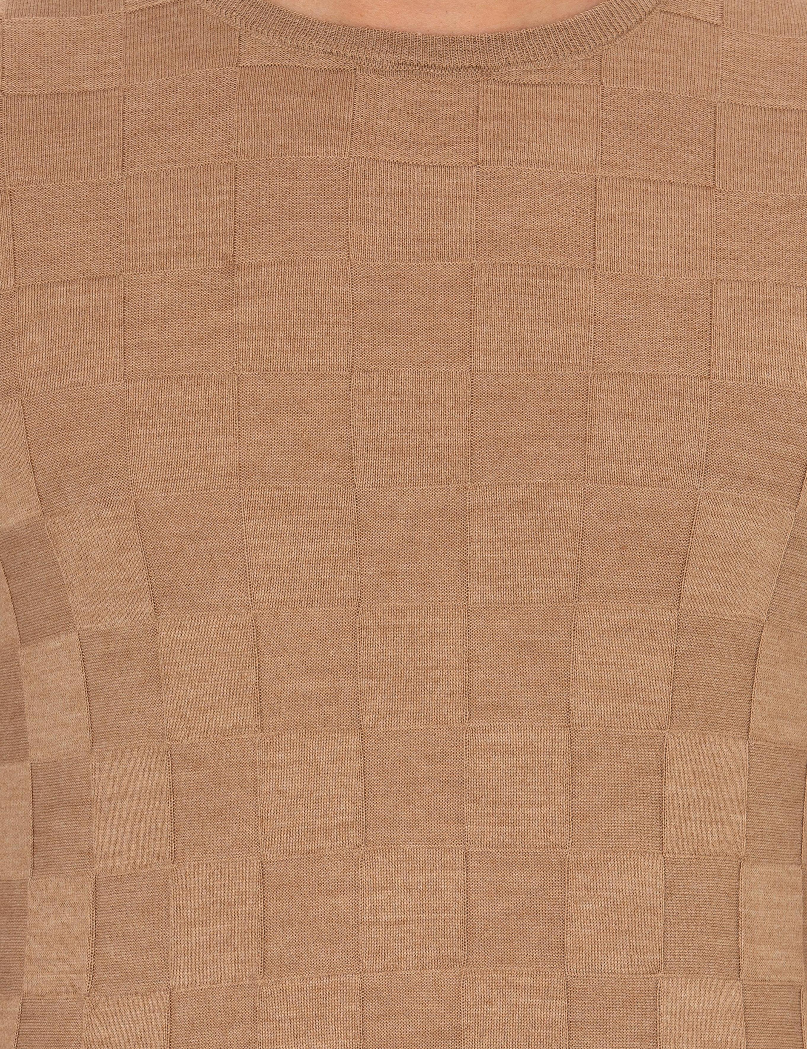 Camel Slim Fit Bisiklet Yaka Triko Kazak - 50258883016
