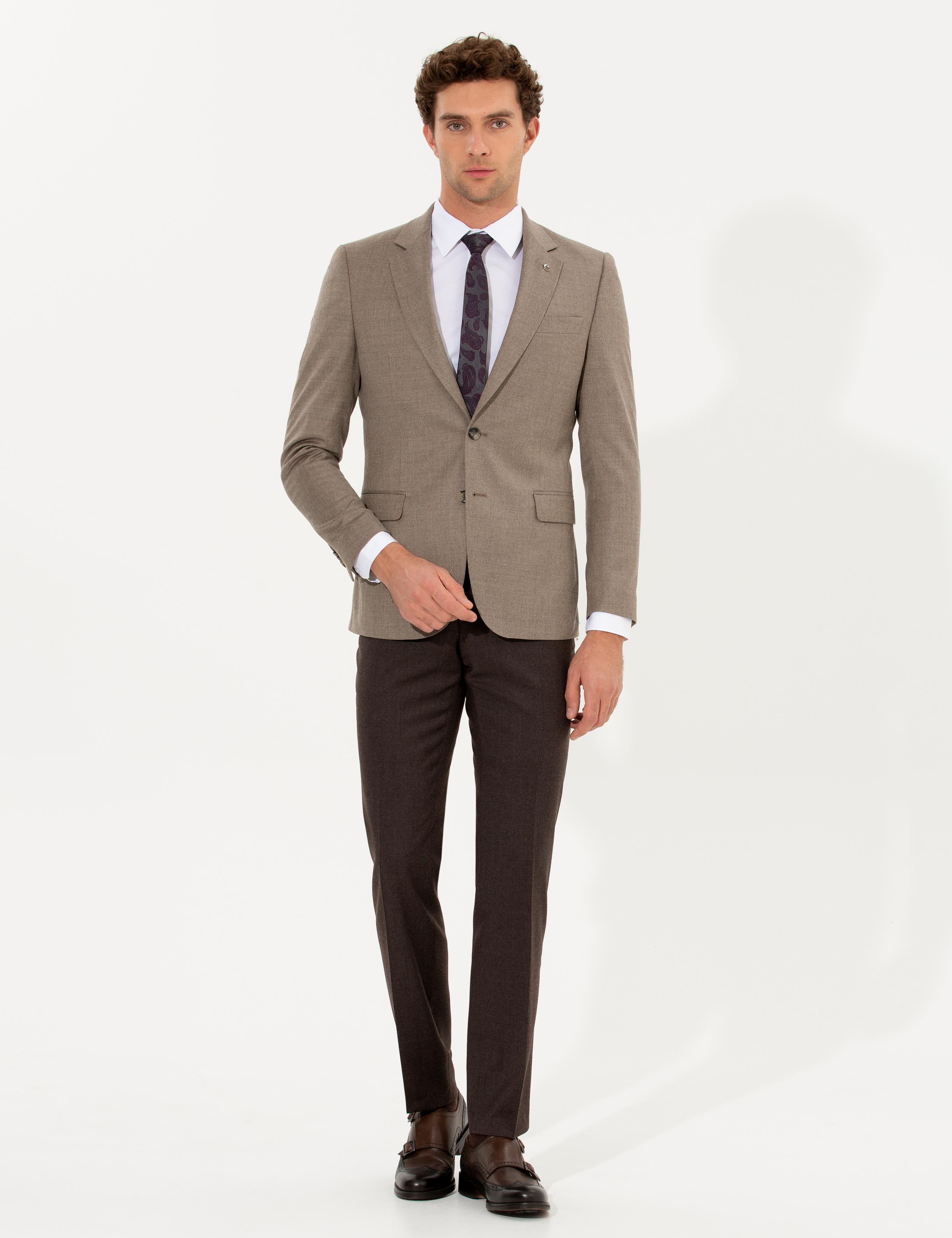 Camel Slim Fit Ceket - 50258858176